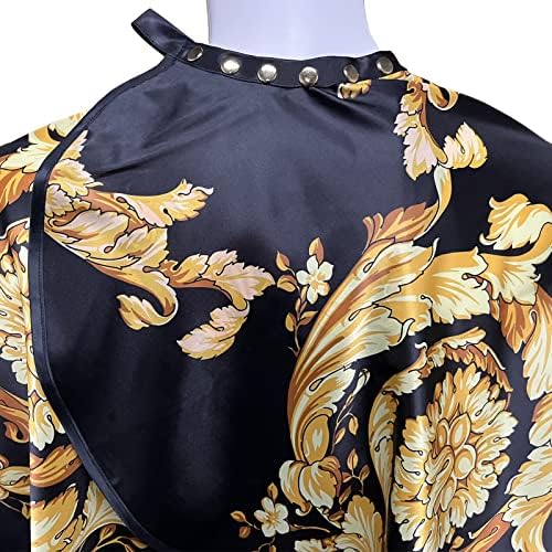 Barber Capes for Men Hair Cutting Salon Capes with Snaps Hairdresser Gown Stylist Cape- 63”× 56” - Image 2
