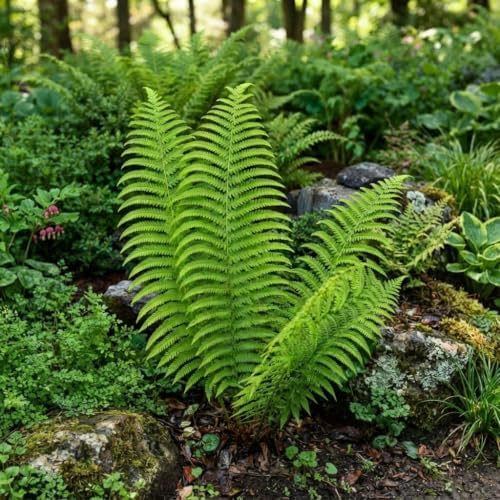 Ostrich Fern Live Bare Root Rhizome, Pack of 15 - Image 3