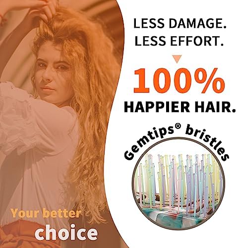 Wet Hair Brush Detangling Hair Brush for Women, Star - Image 4
