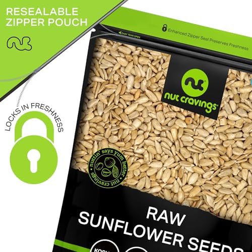 NUT CRAVINGS - Raw Sunflower Seeds Kernels to eat (4oz - 0.25 LB) Unsalted - Image 5
