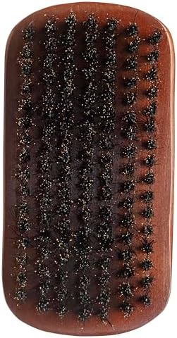 Diane Reinforced Boar Bristle Curved Military Wave Brush for Men and Barbers – Medium Bristles for Thick and Curly Hair – Use for Detangling, Smoothing, Wave Styles, Restore Shine and Texture by Diane