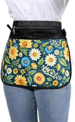 Barber Apron with 5 Pockets, Waterproof and Bleach-proof Hair Stylist Apron for Men and Women - Image 3