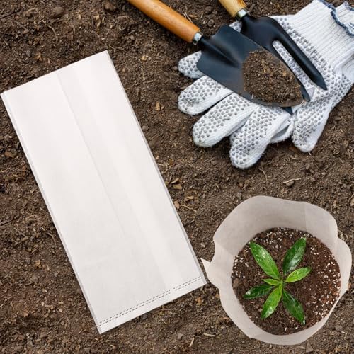 Fabric Grow Bags - 11.8x12.6 inches Breathable Seed Starter Plant Grow Bags for Seedling Pots, Nursery Pots for Plants, 100pcs - Image 2
