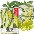Seed Needs Sweet Banana Pepper Seeds to Plant Vegetables - 10 Packs by SeedNeeds