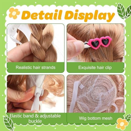3 Styles Porch Goose Wig Set for 17/23 Inch Lawn Goose Statue - Image 4