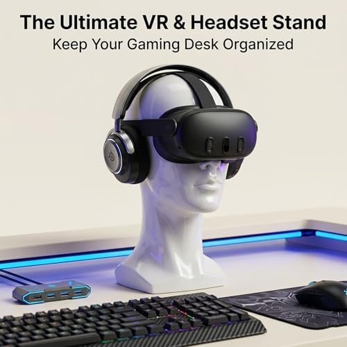Male Mannequin Head for Display – Realistic PVC Head Model for Wigs, Hats, Headphones, Jewelry, Salon and Home Decoration,Whate - Image 6