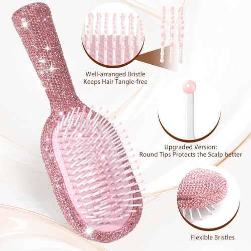 Special Detangling Brush for Women, Wet Use for All Hair Types, Great Gift for Girls - Image 3