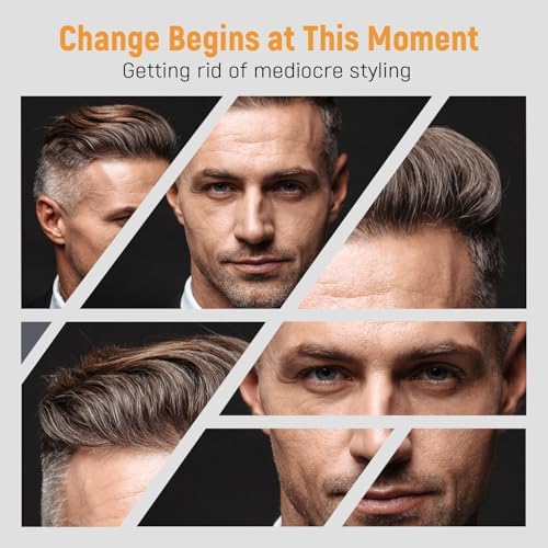 Stylemate 3Pcs Hair Styling Combs Set for Men, Black Barber Wide Tooth Texture Comb for Quiff, Pompadour, Slick Back, Fauxhawk, Undercut - Image 6