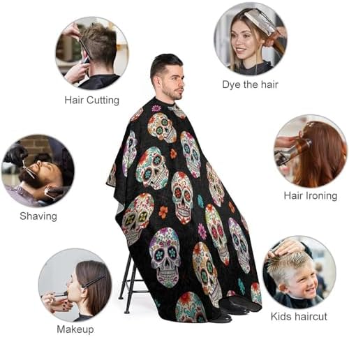 Women Barber Hairdressing Cape Adjustable Salon Cape Apron for Makeup Artist Beautician - Image 3