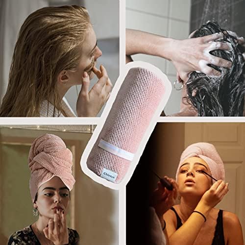 Chloven Jumbo Large Microfiber Hair Towel Wrap for Women Thick Hair - Image 6
