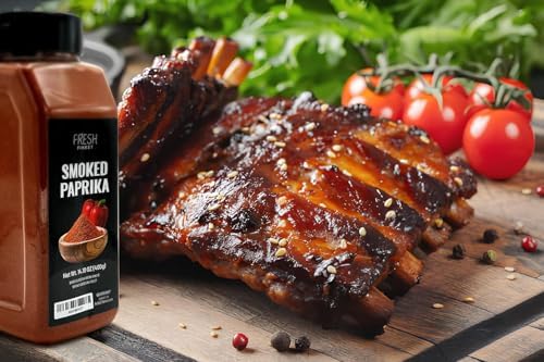 Fresh Finest Smoked Paprika – 14.10 oz Smoked Paprika Powder – Premium Paprika Seasoning for Cooking, Meat Rubs, Marinades, Sauces, Goulash – No Preservatives and Fillers – Rich and Intense Flavor - Image 2