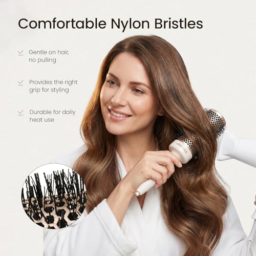 AIMIKE NaturaVol Round Brush for Blow Out, 2.1" Large Brush for Long Hair - Image 5