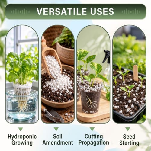 4QT Organic Perlite For Plants Indoor, Horticultural Soil Amendment - Image 7