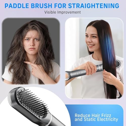 Quico 5 in 1 Blow Dryer Brush Set, Hot Hair Styler with Rotating Curling - Image 7