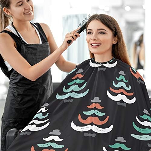 Barber Capes Polyester Hair Cutting Salon Cape with Snaps Beard Bib Hairdresser Gown Stylist Cape For Men Women - Image 4