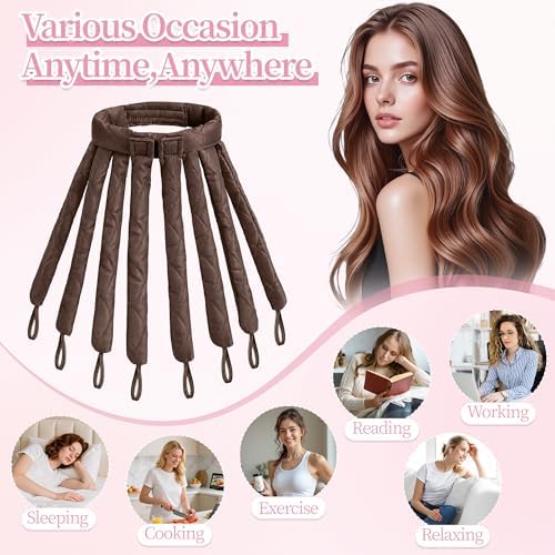 Heatless Curls Overnight Headband for Long Hair Heatless Curler Headband - Image 2
