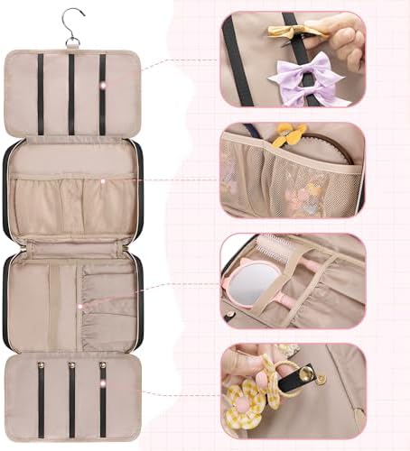 Fasrom Hair Accessories Organizer for Girls, Kids Hair Bow Storage Bag - Image 2
