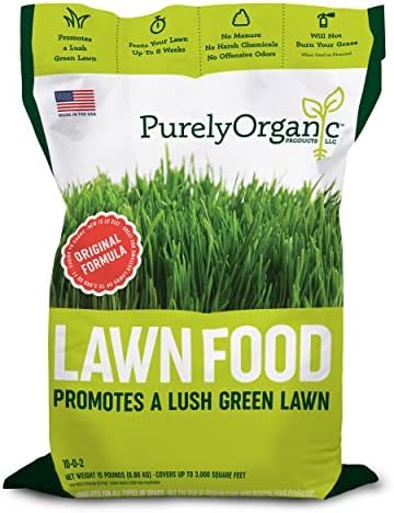 Purely Organic Products Lawn Food 10-0-2, 15 LB (Covers 3,000 Square Feet) by Purely+Organic+Products+LLC