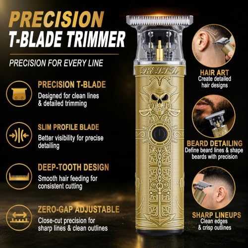 FADEKING Professional Hair Clippers for Men, Cordless Clipper & Trimmer Kit - Image 4