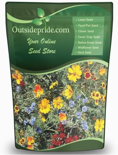 Outsidepride Gulf Coast Wildflower Seed Mix - 5 lbs Perennial & Annual Wild Flowers for Full Sun & Partial Shade - Ideal for Pollinator Gardens & Vibrant Landscapes for Southern Florida & Texas by Outsidepride