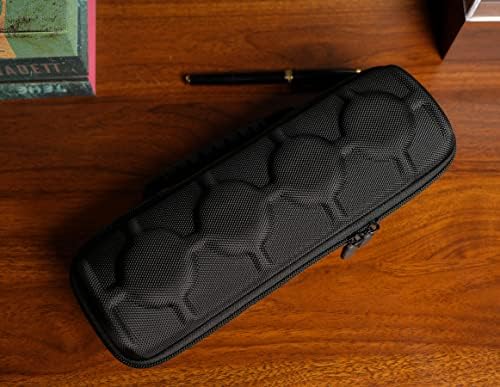 4 slots Watch travel case, hard watch box storage organize holder, with soft foam insert fit watches up to 55mm face,green microfiber lining - Image 3