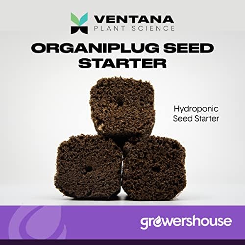 VPS OrganiPlug Hydroponic Seed Starter Plugs, 100 Pack, Rapid Root Planting Pods for Seedling, Clone, Cutting, Promotes Plant, Flower, Vegetable Growth w/Organic Soil Ingredients, Fits Standard Tray - Image 2