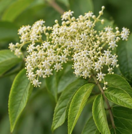 Ranch Elderberry Shrub - 10-14" Tall Live Plant - Gallon Pot - Image 6