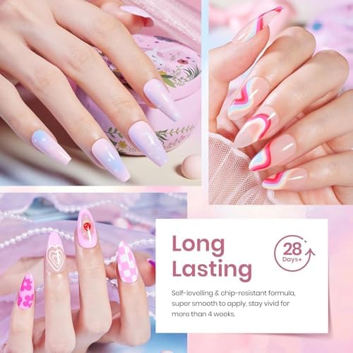Beetles Gel Nail Polish Set With Base & Matte Top Coat Pastel Gel Polish - Image 5
