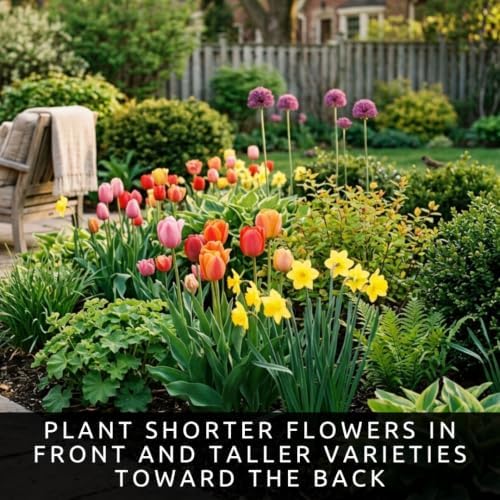 50 Spring Flower Bulbs to Plant, Tulips, Daffodils, Allium, Crocus & Squill - Image 4