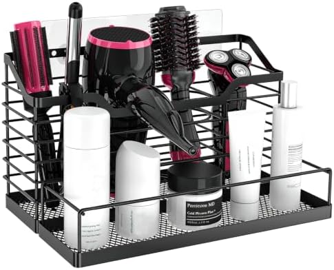 Hair Tool Organizer, Hair Dryer Holder for Hair Styling Tools Storage by KIMERSE