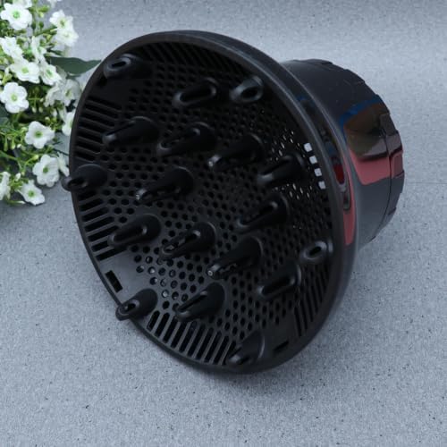 Hair Dryer Diffuser Nozzle for Curly Wavy Hair, Black Bowl - Image 5