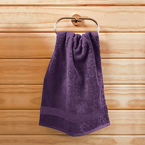 Utopia Towels - Salon Towel, Pack of 24 (Not Bleach Proof, 16 x 27 Inches) Highly Absorbent Cotton Towels for Hand, Gym, Beauty, Spa, and Home Hair Care, Plum - Image 6