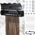 IDN BEAUTY Hair Extension Holder Stand for Styling, 4 Installation Modes With Tool, Hair Extension Holder Designed to Securely Hold Your Extensions for Washing, Styling, Packing and Storing (Black) by IDNBEAUTY