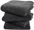 KinHwa Gray Bathroom Hand Towels, Microfiber Face Towels, 16x30 Inch by KinHwa