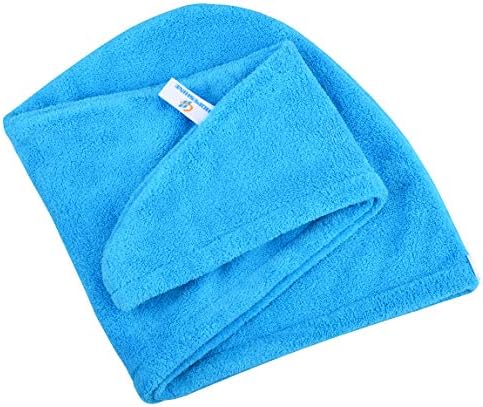 HOPESHINE Hair Towel Twist Women's Soft Shower Towels for Hair Turban Wrap Drying Head Towels Great Gift for Women (Blue+Purple+Rose Red 3-Pack) - Image 6