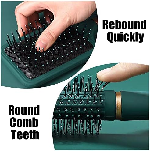 4 Pcs Hair Brush Gifts Set for Women,Detangling Hairbrush for Women and Kids,Flexible Soft Pin Bristles for Long Thick Curly Wavy Dry Damaged Hair - Image 3