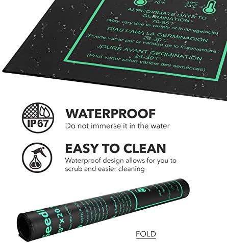 BN-LINK 20" x 20.75" Seedling Heat Mats for Seed Starting Plant Germination - Image 3