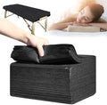 Disposable Bed Sheets 100 Pcs 31" x 71" Massage Table Sheets Non Woven Fabric SPA Bed Cover Breathable for Massage Beauty Tattoos（Black） by XATUMO