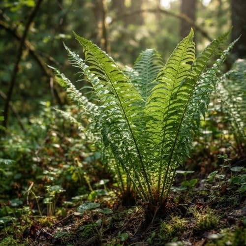 Ostrich Fern Live Bare Root Rhizome, Pack of 15 - Image 5