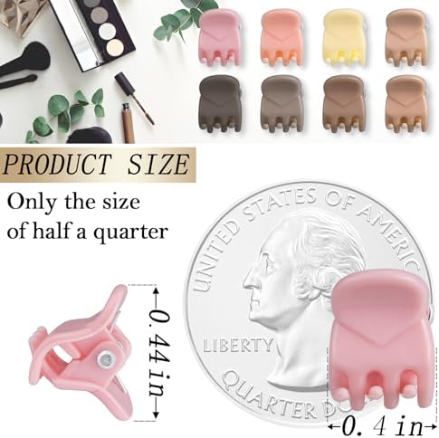 KANPRINCESS 70PCS Mini Hair Clips With Fancy Box Classics Small Claw Clips For Women And Girls Hair Accessories For Gift(SET2) - Image 2