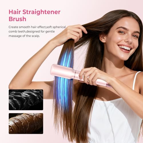 ATOPSKINS 5-in-1 Hair Dryer Brush, Hot Air Styler with Auto-Wrap Curlers - Image 5
