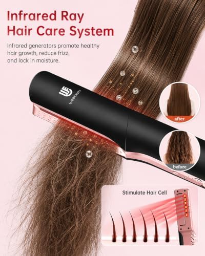 Wet to Dry Hair Straightener & Dryer, 2-in-1 Air Styler Infrared Care - Image 3
