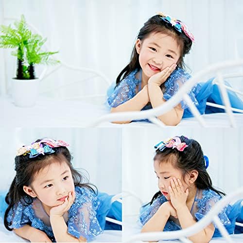 5- Colored Hair Clips For Girls Hair Extensions For Kids - Image 5