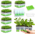 5 Pack 60-Cell Flexible Silicone Seed Starter Trays for Easy Transplant by ZSYWODFO
