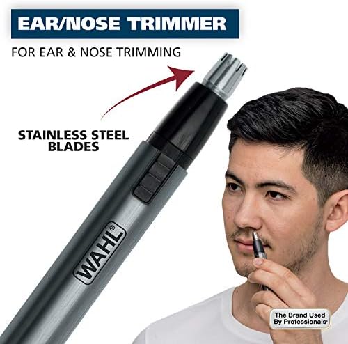 WAHL Micro Groomsman Personal Trimmer, Battery Powered | Rinseable Heads | Interchangeable Heads | For Facial Detailing | Model 05640-600 - Image 4