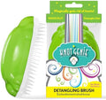 Knot Genie Detangling Hair Brush for Kids (Lovely Locks Lime) | Original Full Size | Perfect for Curly Hair, Gently Separate Tangles, Leaves Hair Smooth & Shiny | The Pain Free Knot Detangler by KnotGenieDetanglingBrush
