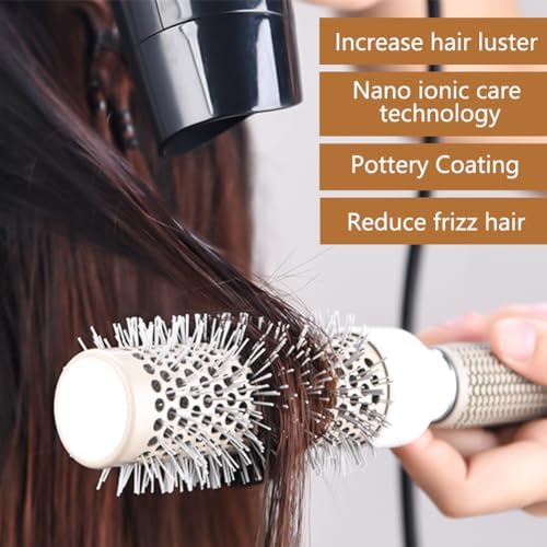 Professional Round Brush Set for Blow Drying 5 Brushes to HairStyling - Image 5