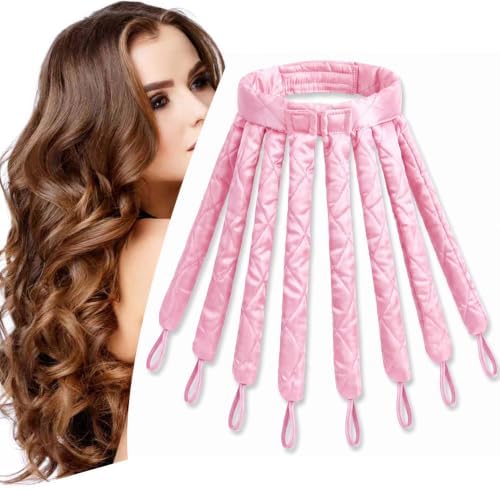 Heatless Hair Curler Headband With Removable & Adjustable Curling Rod by YiQiYi