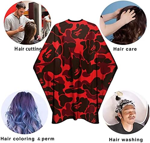 Barber Cape for Men Professional Hair Cutting Salon Cape with Snaps Waterproof Hairdressing Styling Cape- 63”× 56” - Image 6
