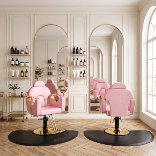 Salon Chair for Hair Stylist Reclining Barber Chair for Home Barbershop - Image 2